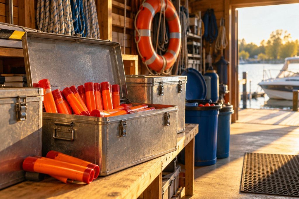 Fahrschule Helmut Heindl – Lagervorschriften und Entsorgung alter Signalmunition